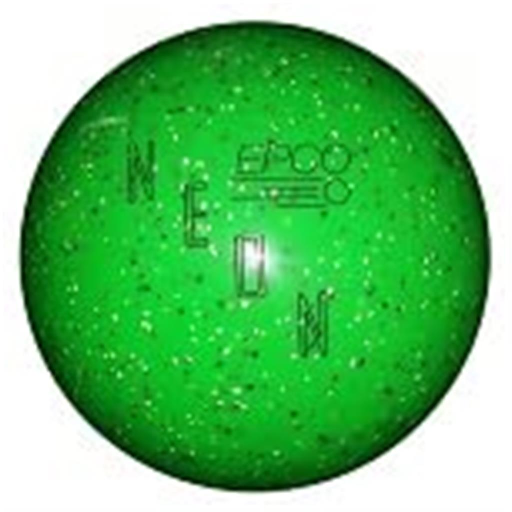 EPCO Candlepin Bowling Ball- Neon Speckled - Green (4 1/2 inch- 2lbs.6oz.) 1 Ball