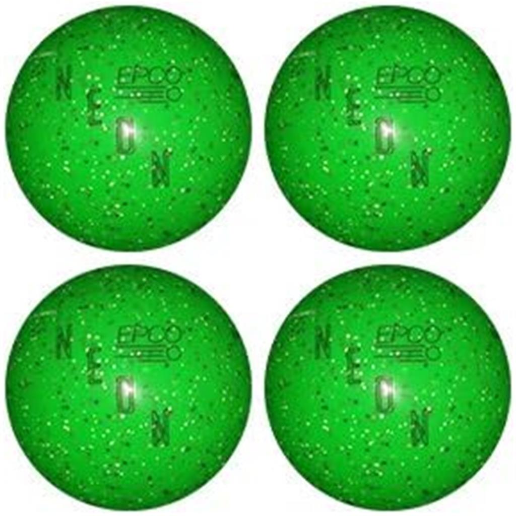 EPCO Candlepin Bowling Balls - Neon Speckled - Green (4 1/2 inch- 2lbs. 6oz.) 4 Balls