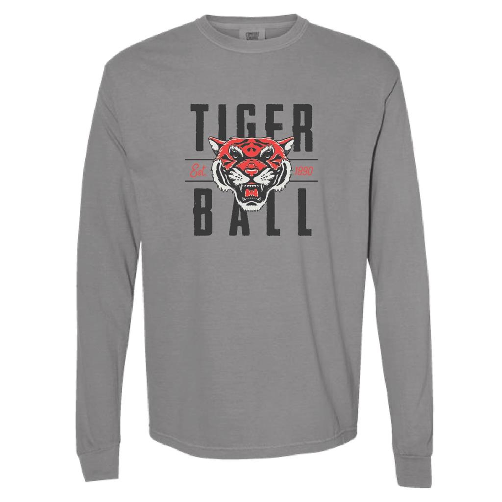 Tigerball Unisex Long Sleeve Shirt - Gray