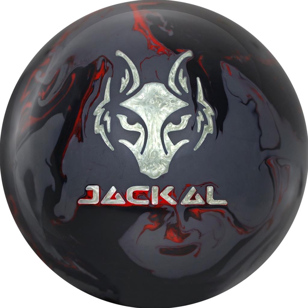 Motiv Jackal Onyx Bowling Ball - Black/Gray/Red