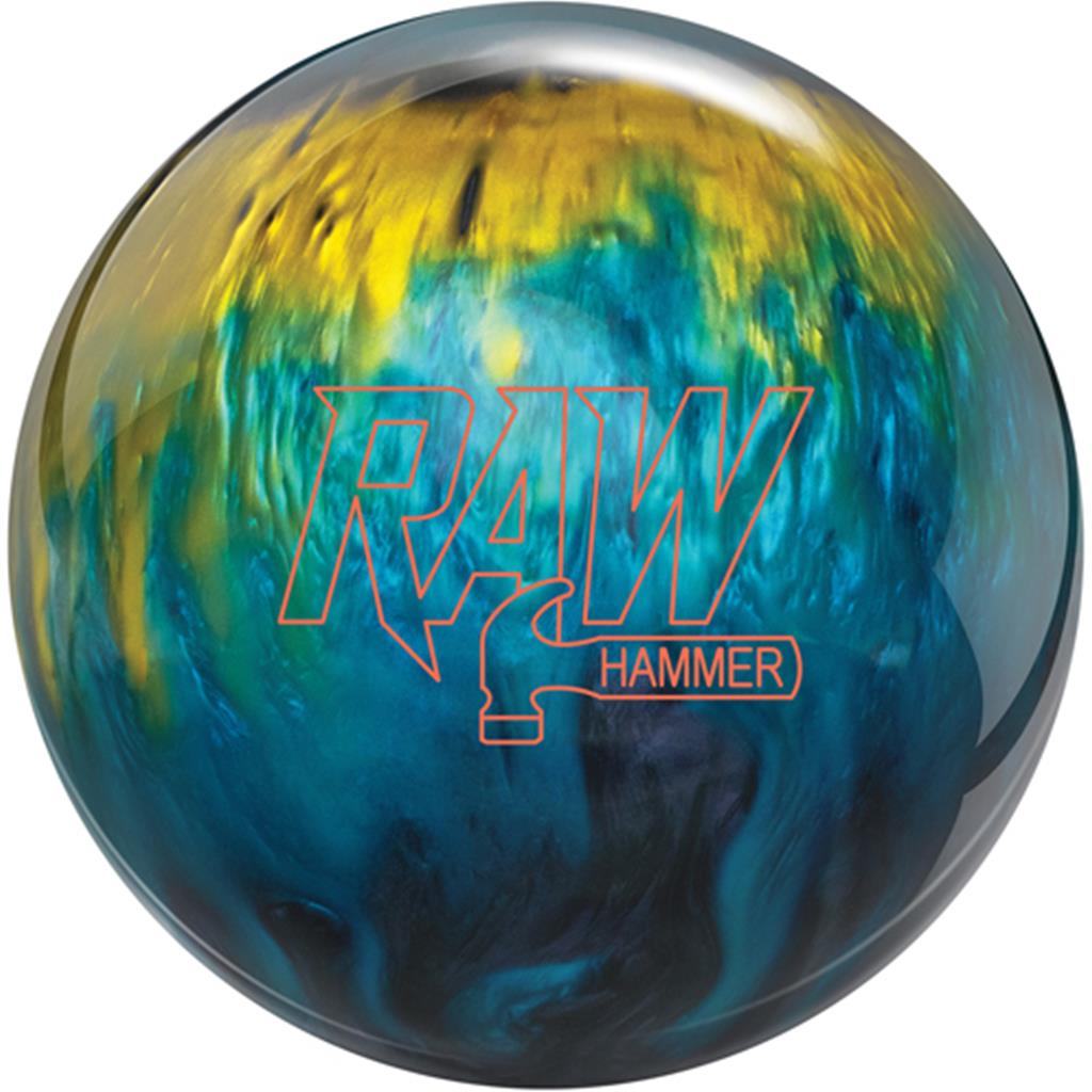 Hammer Raw Hammer Bowling Ball - Blue/Smoke/Gold