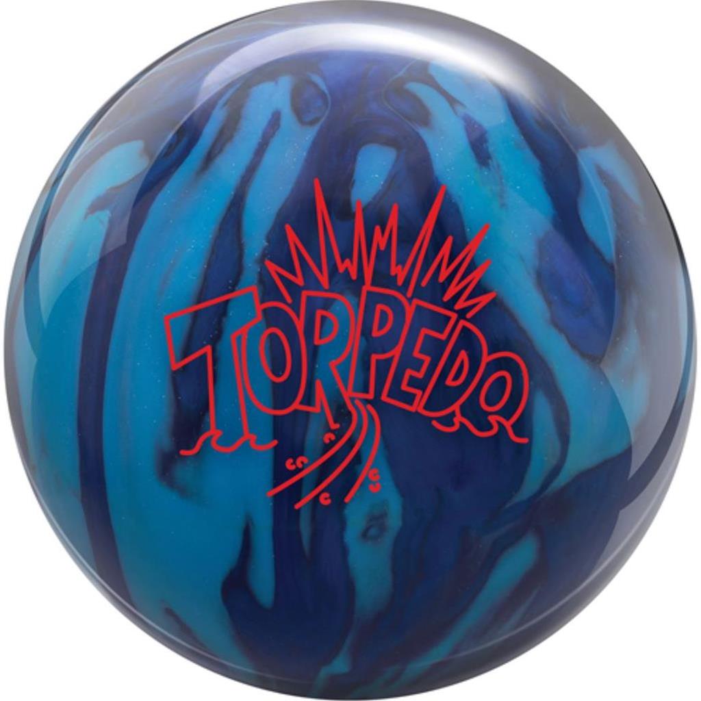 Radical PRE-DRILLED Torpedo Bowling Ball - Blue/Sky/Black 